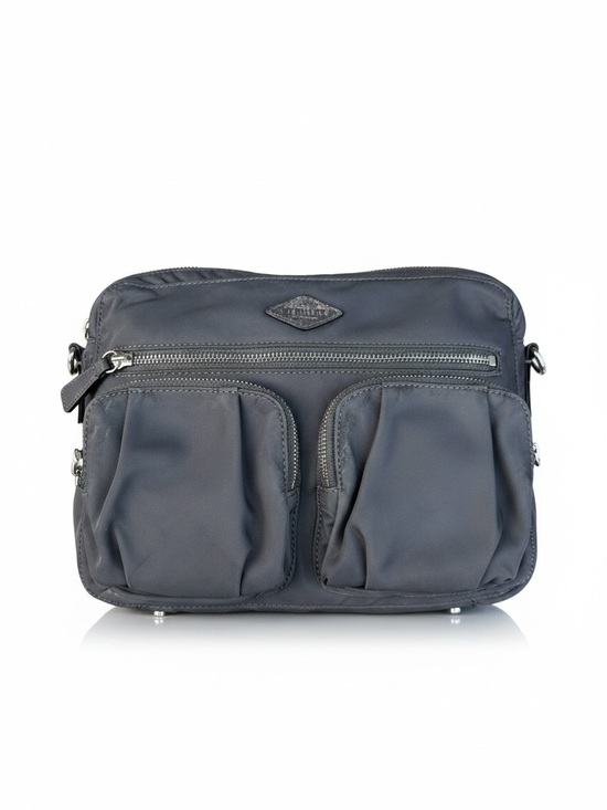 MZ Wallace Handbags - MZ Wallace Slate Gray Nylon Bag - no strap
